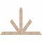 Ekena Millwork Saratoga Smooth Timber Gable Bracket, Douglas Fir, 72"W x 48"H x 3 1/2"D x 5 1/2"F, 16/12 Pitch GBW072X48X0406SAR00SDF - alternate 1
